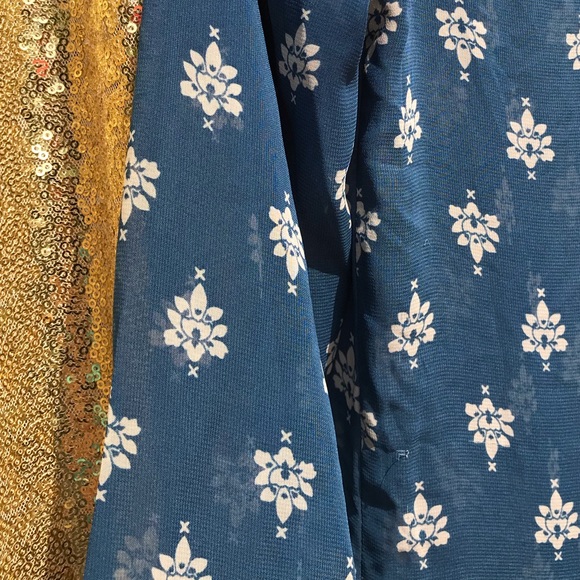 Bongo sheer tunic hi-lo knee-length size M - Picture 2 of 12